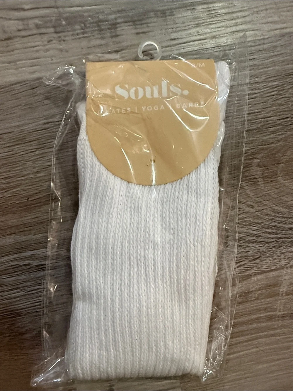 Souls. White Cloud Socks — Non-Slip Slouch Socks size Small / Medium